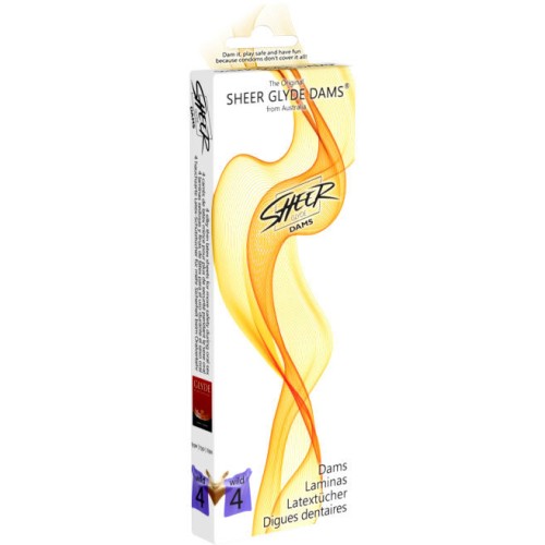 Dams Latex Oral Sex Sheets - Wild Berry Flavor for Enhanced Pleasure