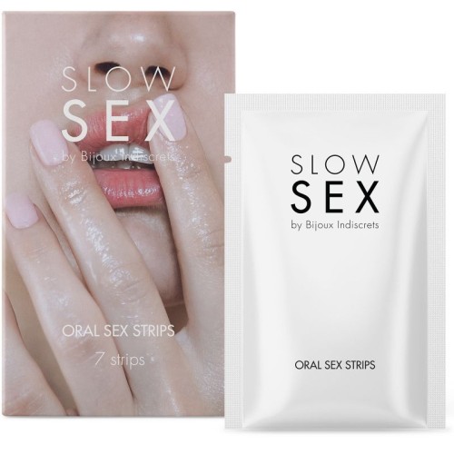 Bijoux Slow Sex Oral Strips for Intimate Moments