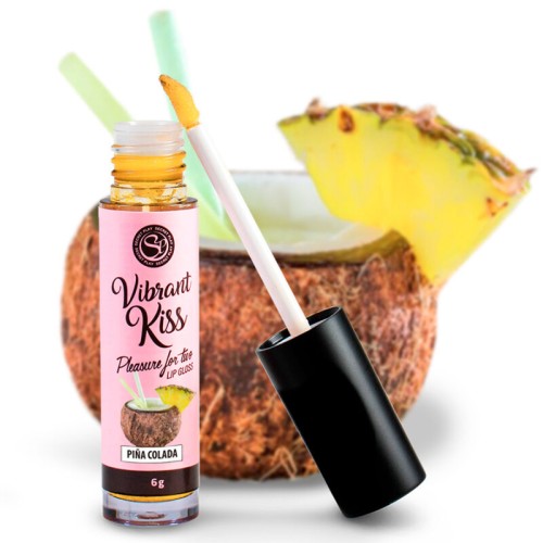 Secretplay Piña Colada Lip Gloss for Enhanced Intimacy