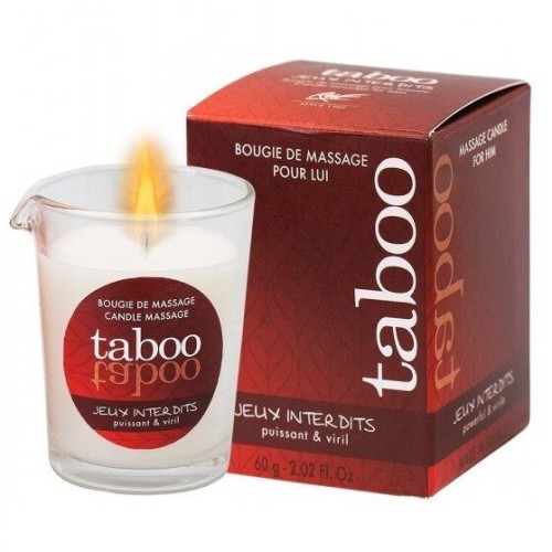 Taboo Massage Candle for Him - Wild Aroma for Intimacy