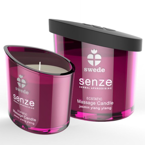 Senze Ecstatic Massage Candle Jasmine Ylang Ylang