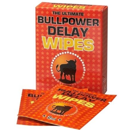 Bull Power Delay Wipes for Extended Pleasure