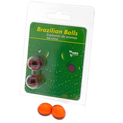 Strawberry Brazilian Balls for Intimate Fun