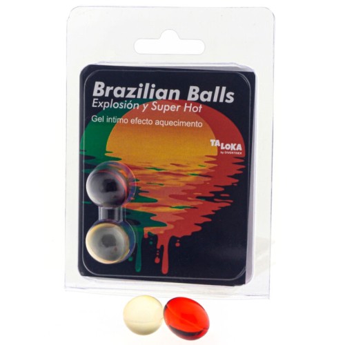 Gel Excitante Bolas Brasileñas Efecto Súper Caliente