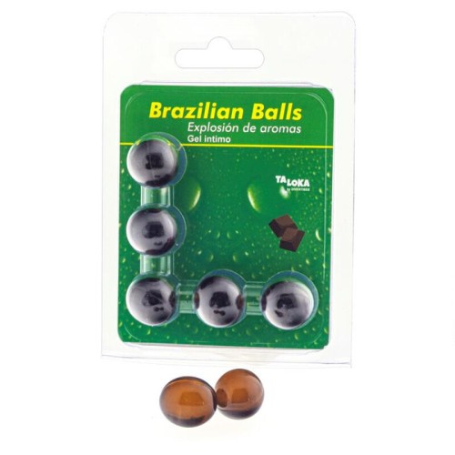 Brazilian Balls Intimate Gel Chocolate - Pleasure Pack