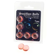 Brazilian Balls Exciting Gel With Vibration 5 Balls