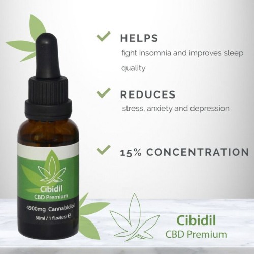 500 Cosmetics Cibidil Relaxing CBD Oil 15% 30ml - Buy Now