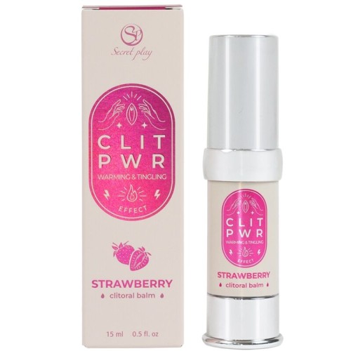 Clit Pwr Strawberry Balm for Enhanced Pleasure