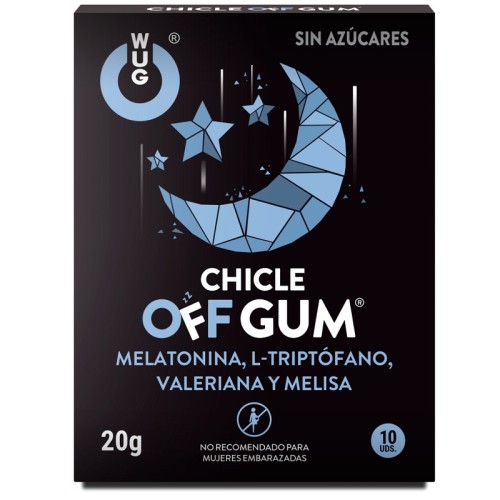 - Off Chicle Valeriana, Triptófano, Melisa Y Melatonina 10 Unidades