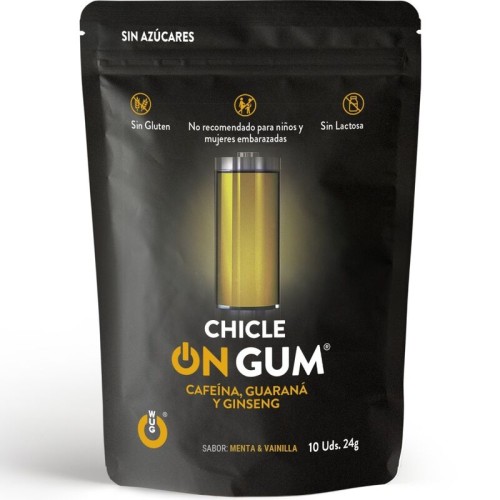 Caffeine Gum with Ginseng and Guarana for Energy Boost