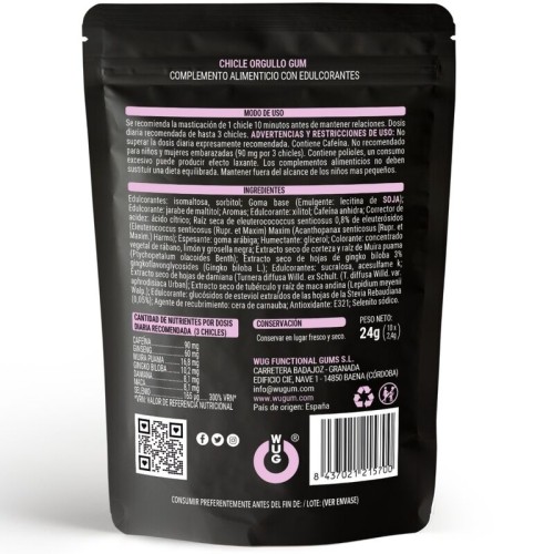WUG Pride Chewing Gum for Enhancing Relationships