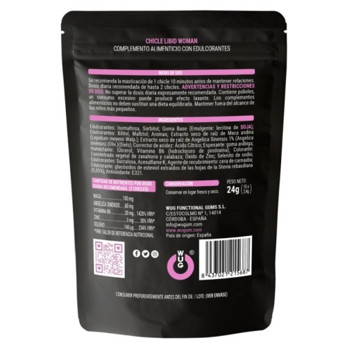 Libid Woman Chicle Aumento Libido - Aumenta Tu Deseo
