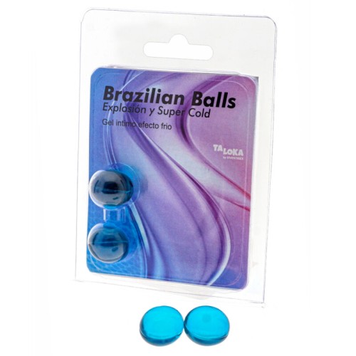 Brazilian Balls Gel Excitante Cold Effect 2 Balls