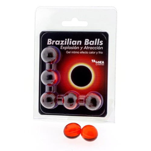 Brazilian Balls Exciting Gel - 5 Balls Warm & Cold Effect