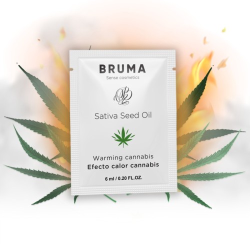 6 ml Sliding Gel with Heating Effect Cannabis Flavor - Exciting Intimacy