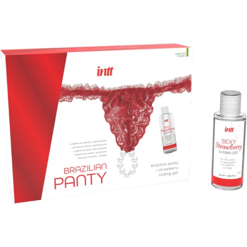 Red Brazilian Panty - Sophisticated Sensual Set