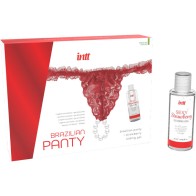 Red Brazilian Panty - Sophisticated Sensual Set