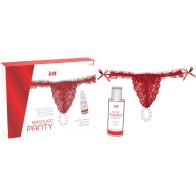 Red Brazilian Panty - Sophisticated Sensual Set