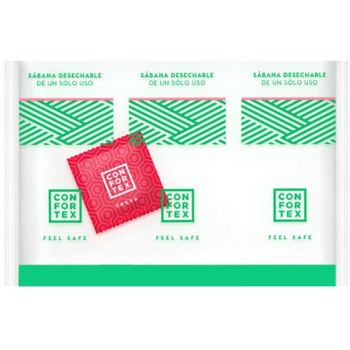 Disposable Hygienic Bed Sheets and Strawberry Condom