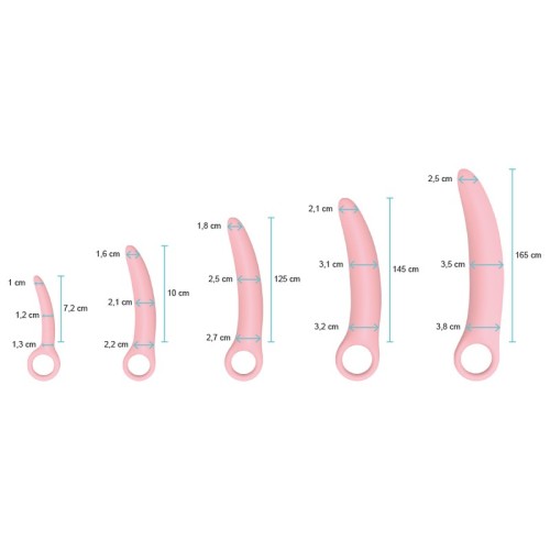 Set of 5 Silicone Dilators for Comfort