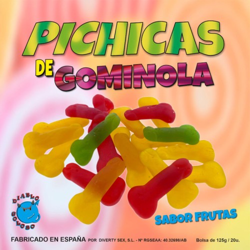 Pichitas De Gominola Frutas Para Fiestas Divertidas