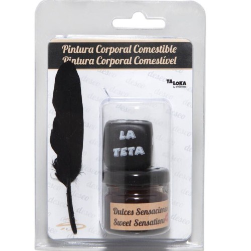 Pintura Corporal Comestible Sabor Chocolate y Dado