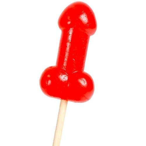 Cherry Penis Lollipop with Warming Spicy Effect - Sweet Fun