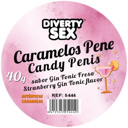 20 Penis-Shaped Gin Tonic Flavored Candies