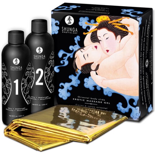 Shunga Body to Body Massage Gel Exotic Fruits