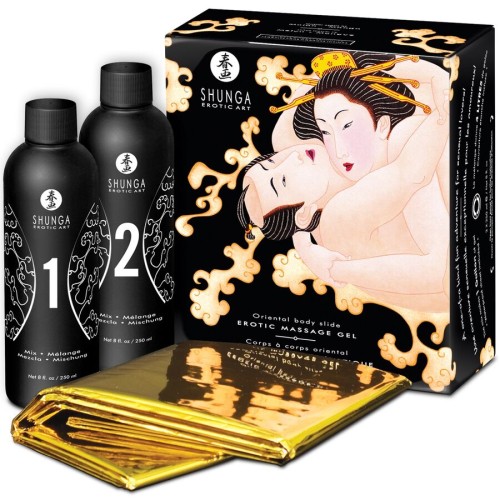 Shunga Body Massage Gel Oriental Melon Mango