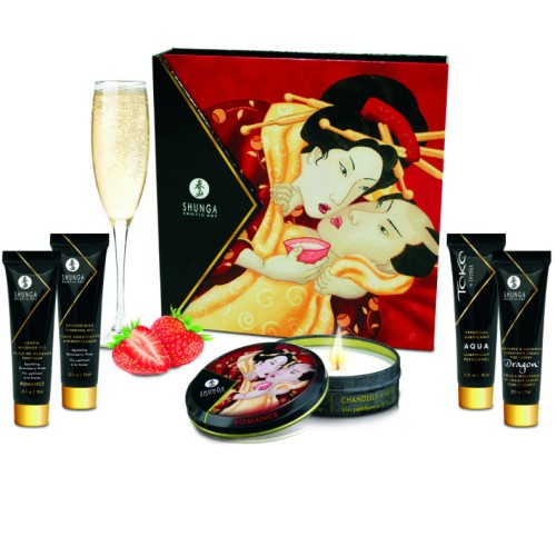 Shunga Secret Geisha Kit Strawberries and Cava