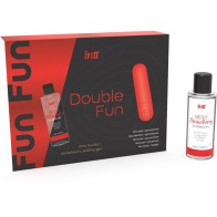 Double Fun Kit with Vibrator and Massage Gel - Ultimate Pleasure