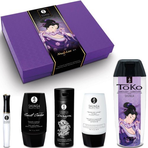 Shunga Naughtier Kit for Couples' Pleasure