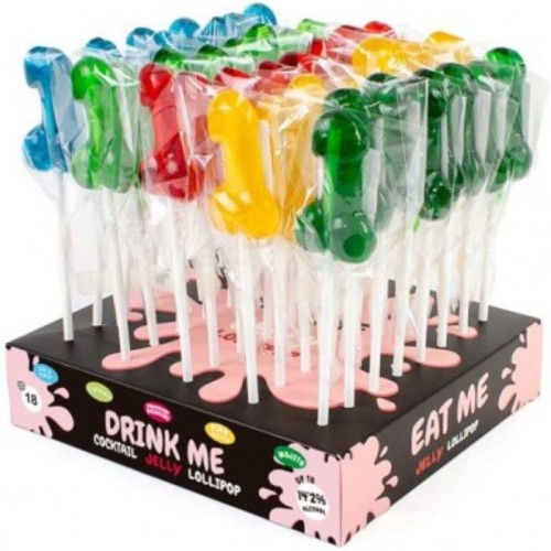 Assorted Penis Lollipops with Alcohol