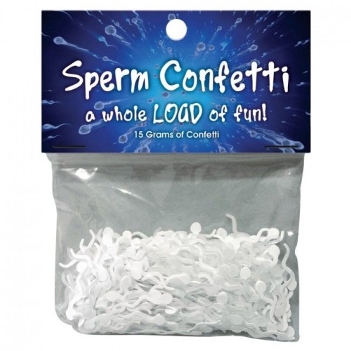 Sperm-Shaped Confetti