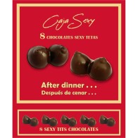 Caja Chocolatinas Forma Pechos 8 Delicias para Fiestas