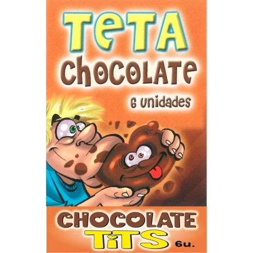Box of 6 Chocolate Breast Candies
