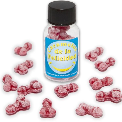 12 Happiness Candies in Penis Shape