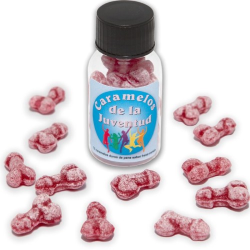 12 Strawberry Cherry Penis Candies