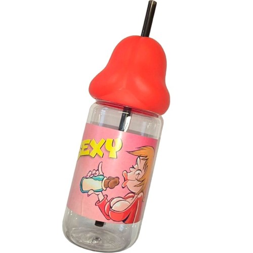 Red Penis Shaped Bottle 360ml