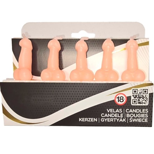 Velas Originales en Forma de Pene para Fiestas Divertidas