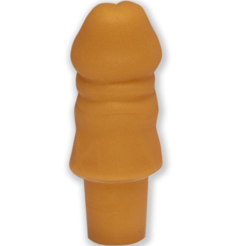 Golden Penis Shape Bottle Stopper