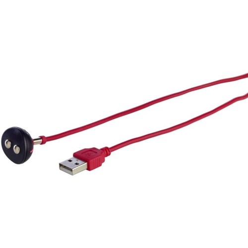 Cargador Magnético USB Rojo