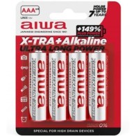 X-tra Alkaline AAA Batteries Blister of 4
