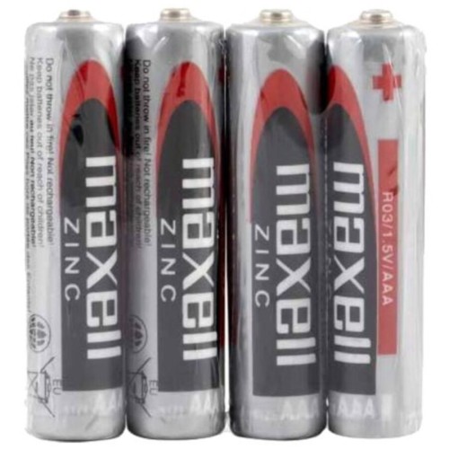 Quality AAA Saline Manganese Batteries - Pack of 4