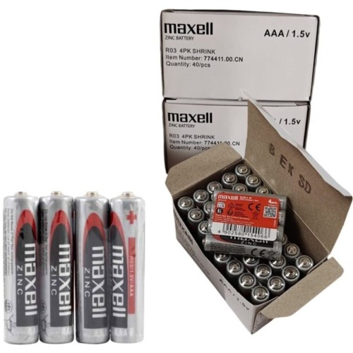 Quality AAA Saline Manganese Batteries - Pack of 4