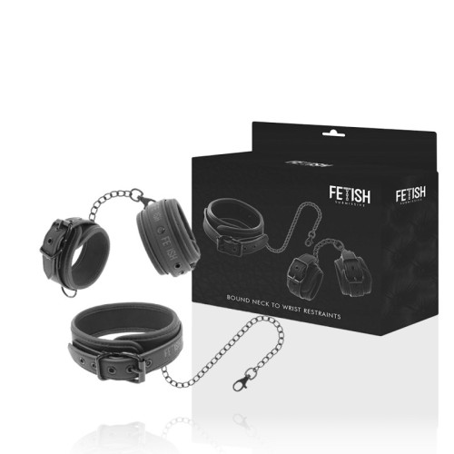 Fetish Submissive Collar and Cuffs Set