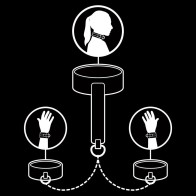 Fetish Submissive Collar Y Esposas Cuero Vegano | Accesorios BDSM