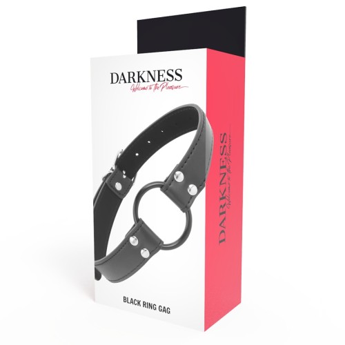 Mordaza Darkness Con Anilla para Juegos Traviesos