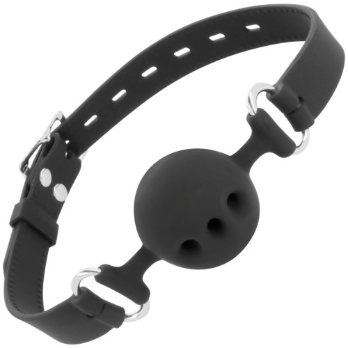 Darkness Breathable Silicone Gag for Playful BDSM